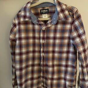 OshKosh B'gosh Plaid Shirt in Red and Blue